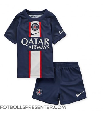 Paris Saint-Germain Hemmatröja Barn 2022-23 Kortärmad (+ korta byxor)